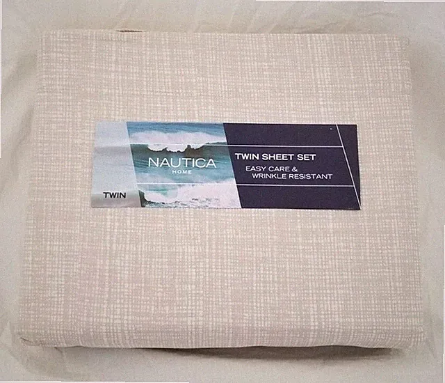 3 pc Nautica AllareTwin Sheet Set NIP