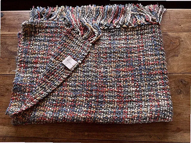 Bedford Kenebunk Hanover Throw Nautica 45x70 Soft Polyester Blend Multicolored