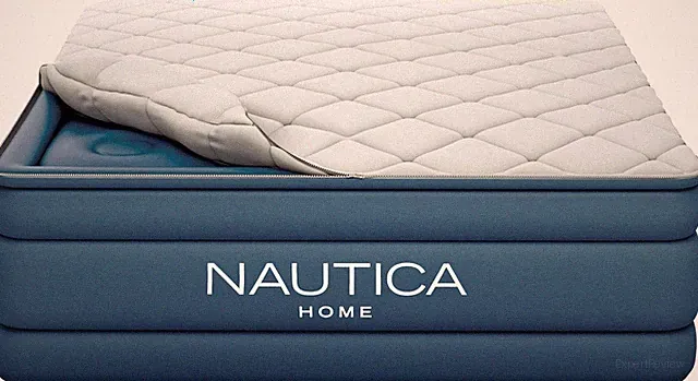 Home 20" Cloud Supreme Air Mattress with Zip-Off Pillowtop, Built-In Pump, Quick