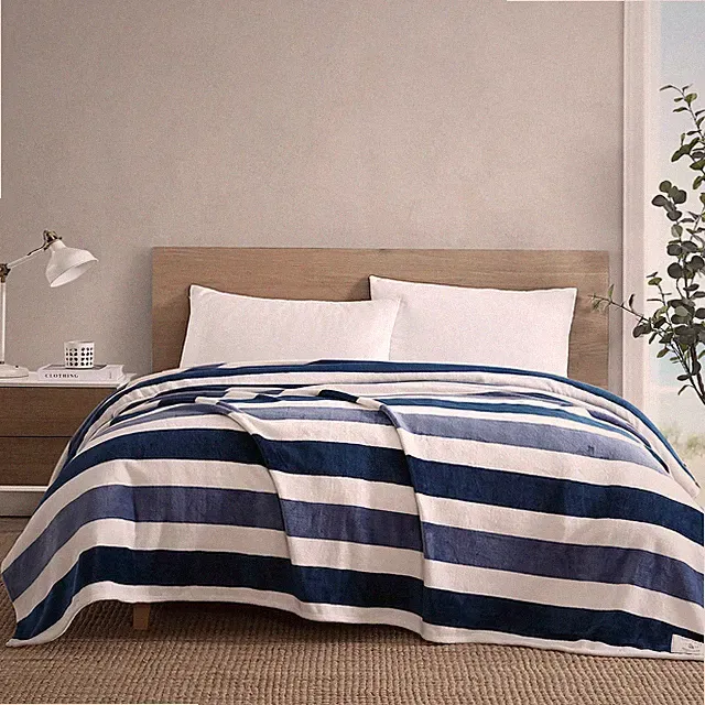 Nautica Awning Stripe Blanket