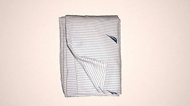NAUTICA BLUE SAILBOATS PINSTRIPES(1) STANDARD PILLOWCASE 19 X 28