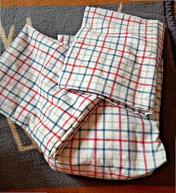 Nautica Boating Tattersall ~ 1 Full Fitted, & 2 Std Pillowcase