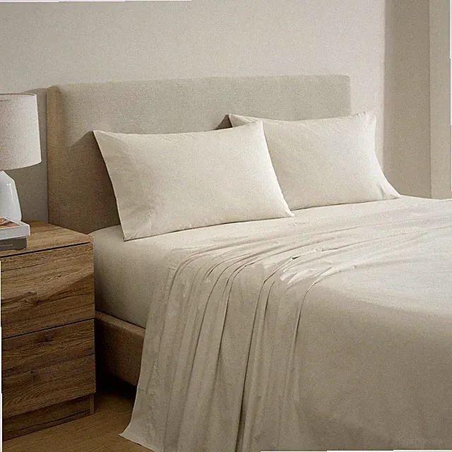 Nautica Full Bed Sheets Lightweight Cotton Percale Bedding Set Matching Pillowca