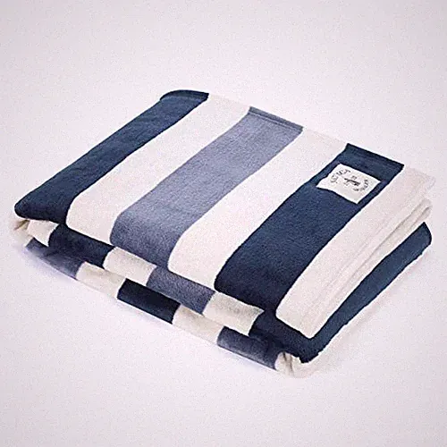 Nautica | Home Collection | Throw-Super Soft & Cozy Micro Flannel Fleece, Medium