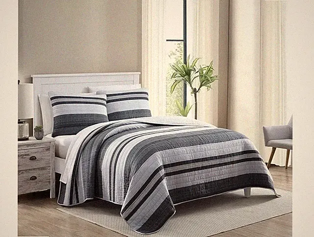 Nautica Home Full Queen Quilt Set New