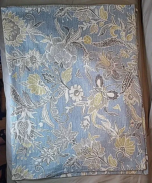 Nautica Home set of 2 standard shams blue, gray, tan floral HARD TO FIND!