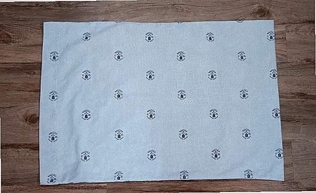 Nautica Pillowcase Standard Blue Striped Maritime Service Anchor Boat Bedding