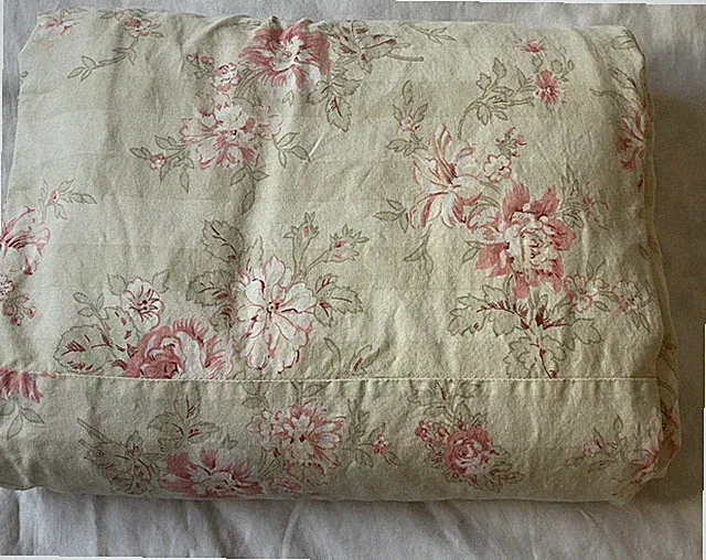 Nautica Pink Sands Reversible Cottagecore Floral Cotton Duvet Cover Full/Queen