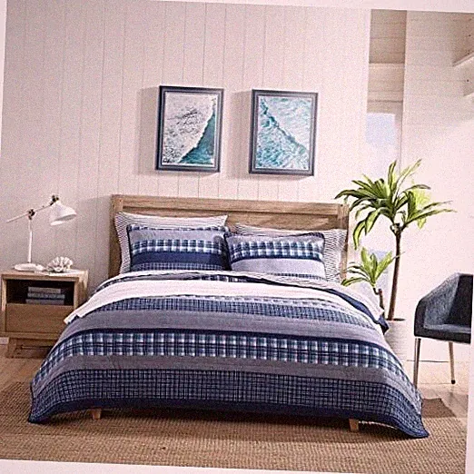 Nautica - Queen Quilt Set, Soft & Breathable Cotton Bedding with Lightweight