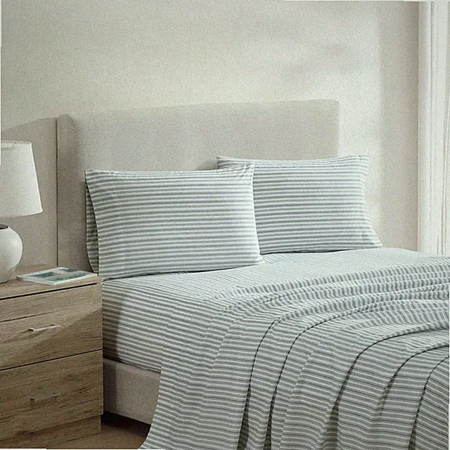 Nautica Twin Bed Sheets Cotton Percale Bedding Set Matching Pillowcase Crisp Coo