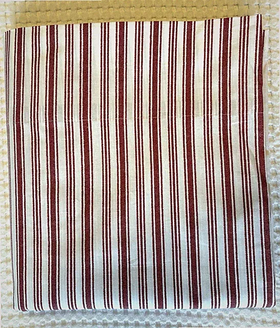 NWOT Nautica Coleridge Stripe 200TC Red Stripe Full Flat Sheet